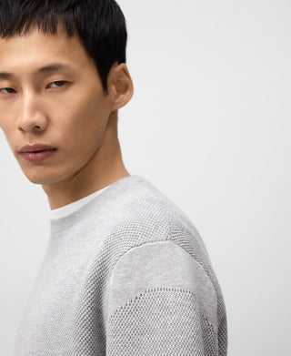 Sudadera Cuello Redondo con Textura