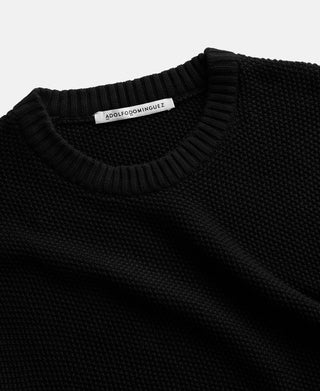 Sudadera Ajustada Cuello Redondo