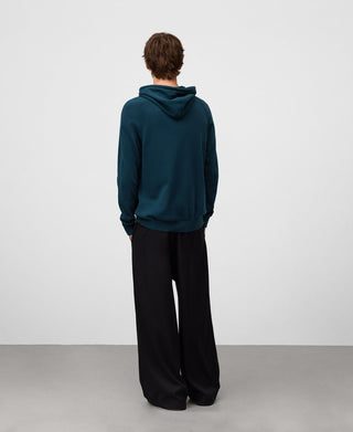 Sudadera con Capucha y Detalle de Canalé