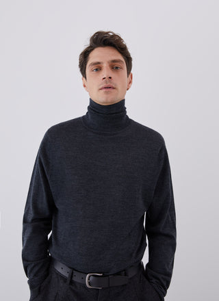 Sudadera Ajustada con Cuello Alto