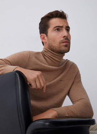 Sudadera Ajustada con Cuello Alto