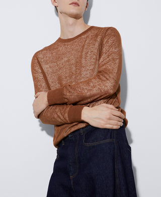 Sudadera de Punto con Cuello Redondo