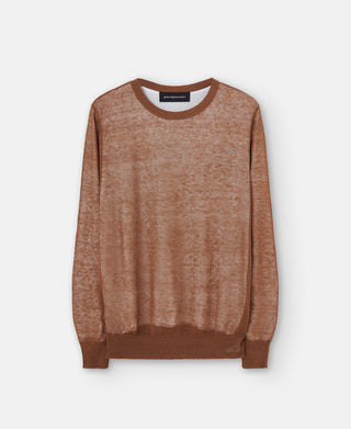 Sudadera de Punto con Cuello Redondo