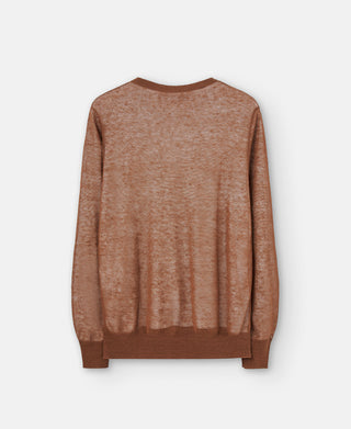 Sudadera de Punto con Cuello Redondo