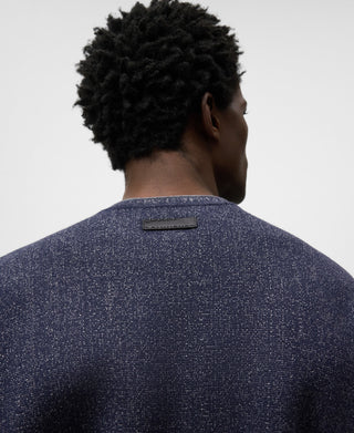 Sudadera Cuello Redondo con Tejido Jaspeado