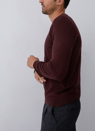 Sudadera Cuello Redondo con Detalle Acanalado