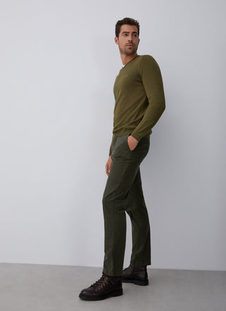 Sudadera Cuello V con Logo