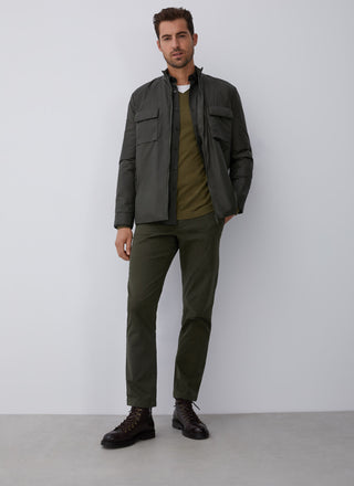 Sudadera Cuello V con Logo