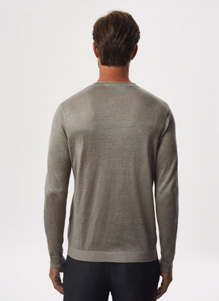 Sudadera de Punto con Cuello Redondo