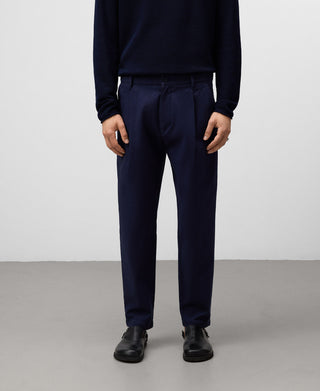 Pantalón con Pinzas Delanteras de Algodón