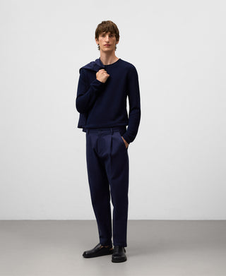 Pantalón con Pinzas Delanteras de Algodón