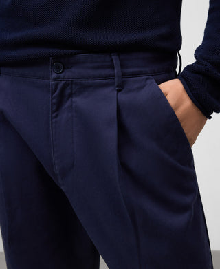 Pantalón con Pinzas Delanteras de Algodón