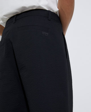 Pantalón Recto con Cintura Elástica