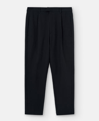 Pantalón Recto con Cintura Elástica