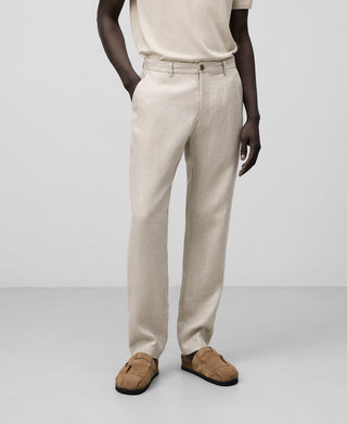 Pantalón Corte Sastre de Lino
