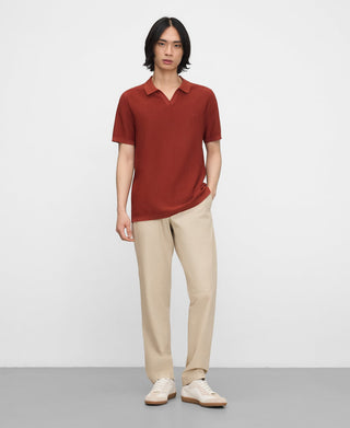 Pantalón Recto Talle Alto con Bolsillos