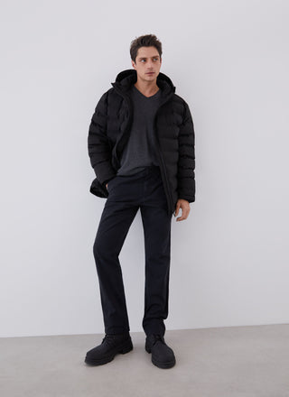 Pantalón Chino Corte Recto con Bolsillos