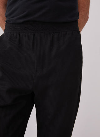 Pantalón Recto con Cintura Elástica