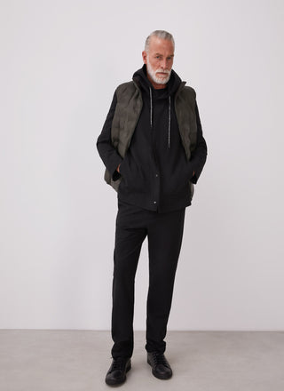 Pantalón Recto con Cintura Elástica