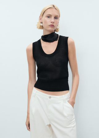 Jeans Wide Leg con Detalle de Pinzas