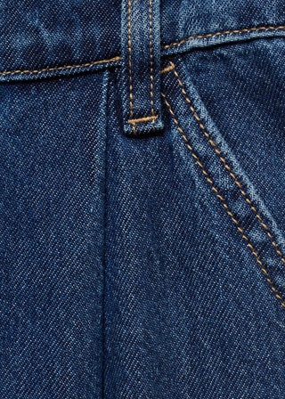 Jeans Wide Leg con Pinzas