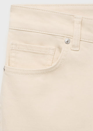 Jeans Flare Talle Medio con Bolsillos