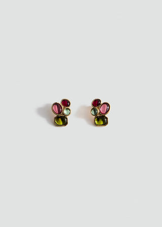 Aretes con Apliques Geométricos