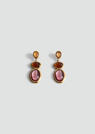 Aretes Colgantes con Abalorios