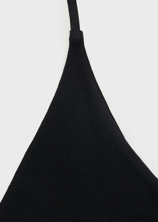 Blusa con Espalda Abierta de Algodón