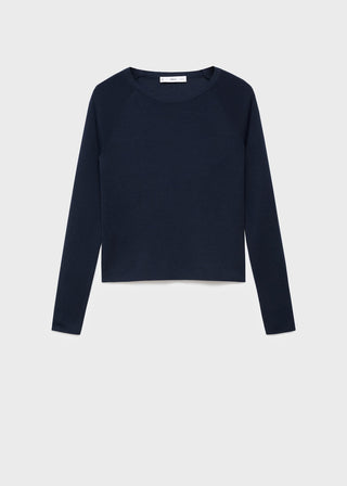 Sudadera Manga Larga de Punto Fino.