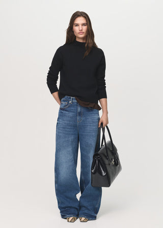 Sudadera de Punto con Cuello Perkins