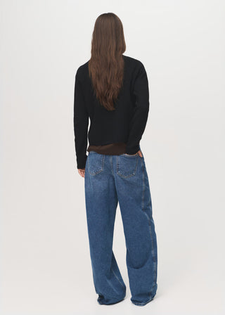 Sudadera de Punto con Cuello Perkins