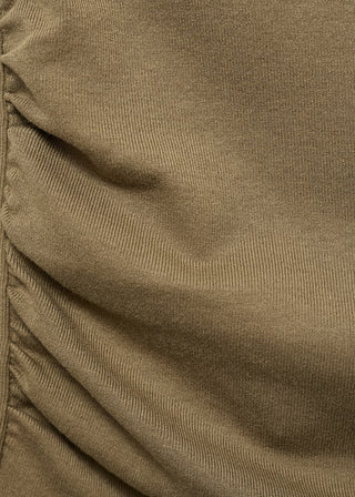 Camiseta Cuello Asimétrico de Algodón