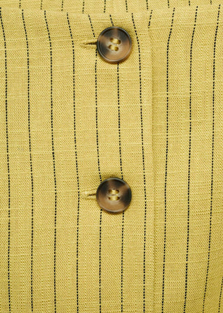 Chaleco de Botones Estampado Rayas.