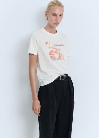 Camiseta Manga Corta con Gráfico