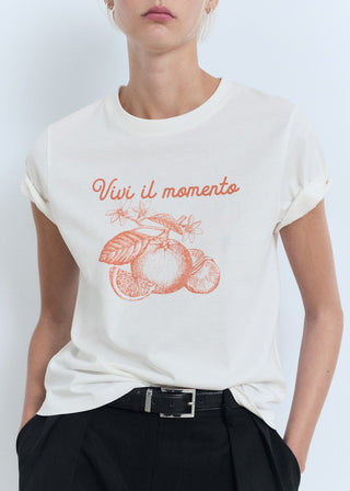 Camiseta Manga Corta con Gráfico