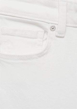 Jeans Flare Talle Medio con Bolsillos