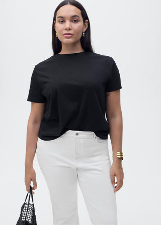 Jeans Flare Talle Medio con Bolsillos