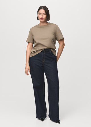 Camiseta Manga Corta de Algodón