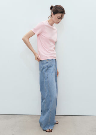 Camiseta Manga Corta de Algodón