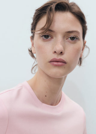 Camiseta Manga Corta de Algodón