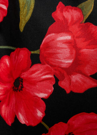 Blusa Crop con Estampado Floral