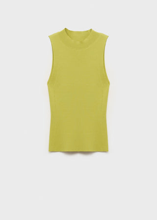 Blusa Cuello Alto de Canalé