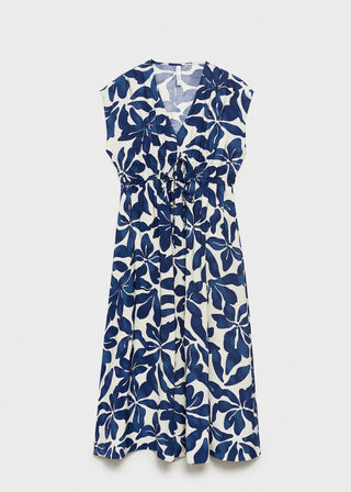 Vestido Largo con Estampado Floral