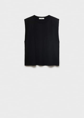 Camiseta Manga Corta con Hombreras