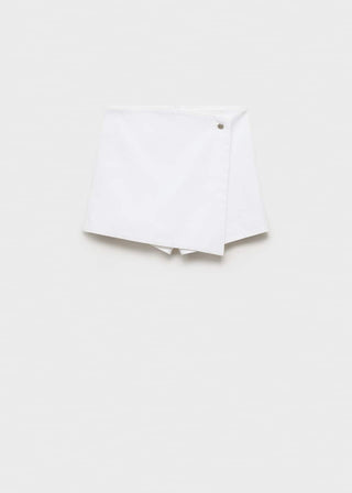 Enagua Cruzada Denim Talle Medio