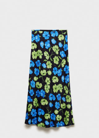 Enagua Larga con Estampado Floral.