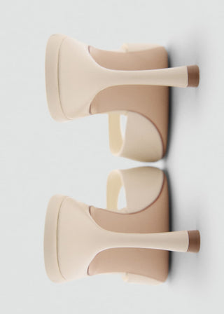 Sandalias de Tacón Estilo Destalonado