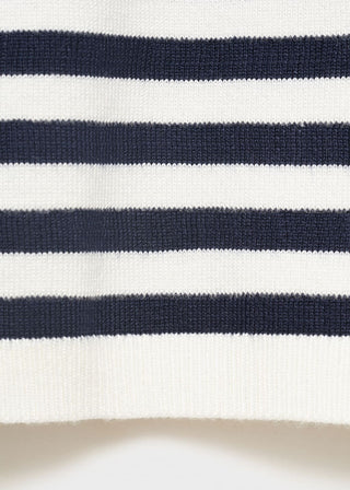 Sudadera Manga Corta con Rayas.