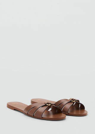 Sandalias de Piel con Tiras